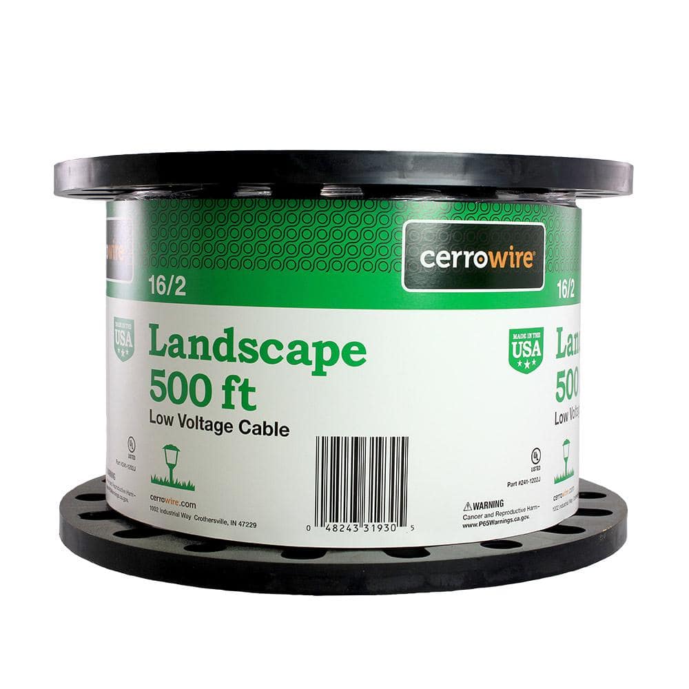 500 ft. 16/2 Black Stranded Low-Voltage Landscape Lighting Wire price history on PriceWatchPro