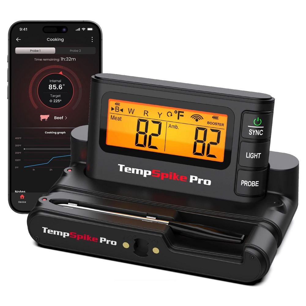 ThermoPro TempSpike Hub WiFi Truly Wireless Meat Thermometer