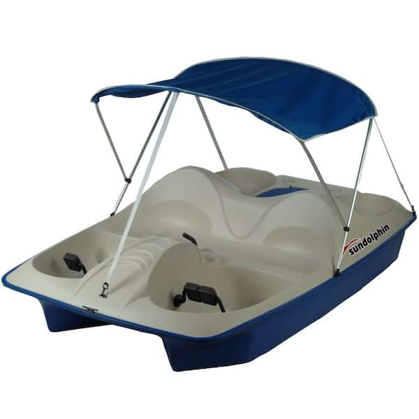 Sun Dolphin 5-Seat Pedal Boat with Canopy