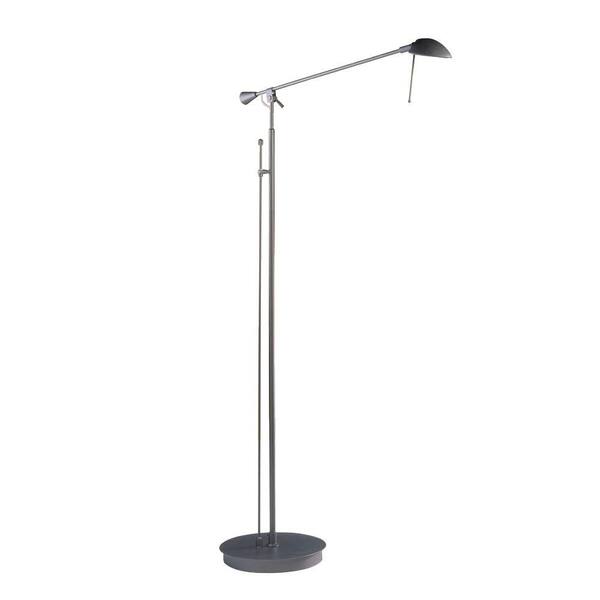 Designers Choice Collection 56.3 in. Oil-Rubbed Bronze Halogen Floor Lamp