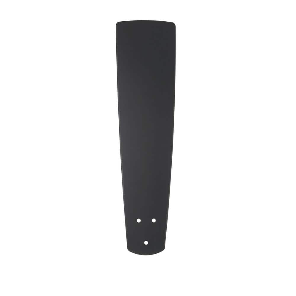 Flat Black 52" Ceiling Fan with Frost White Glass Light
