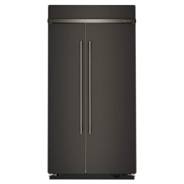 Maytag 24.5 cu. Ft. Side by Side Refrigerator in Cast Iron Black