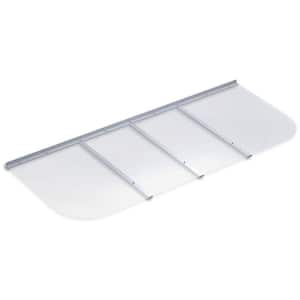 66 in. x 26 in. Rectangular Clear Polycarbonate Basement Window Well Cover
