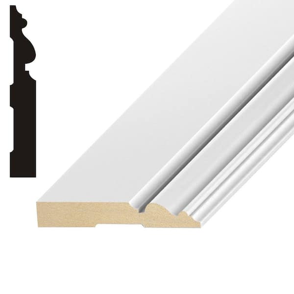 Kelleher Santa Fe 9/16 in. x 3-7/16 in. MDF Base Moulding