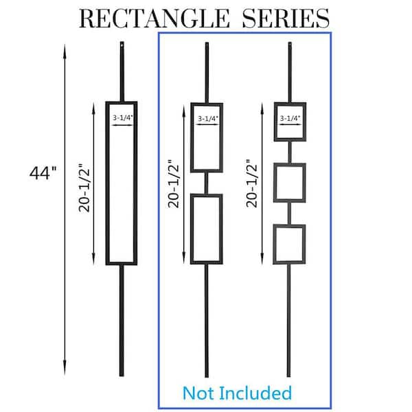 Deck Balusters S04 - Wrought Iron Balusters U2013 Set Of 10 - Decorative Deck Railing Kit Deck Balusters S04 - Wrought Iron Balusters U2013 Set Of 10 - Decorative Deck Railing Kit