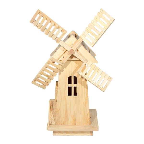 Shine Company Natural Decorative Windmill