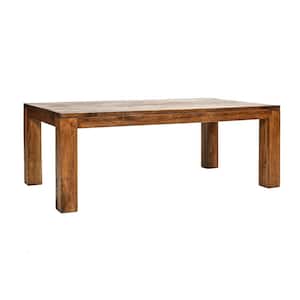 Parsons 46" Walnut Brown Rectangle Wood Coffee Table