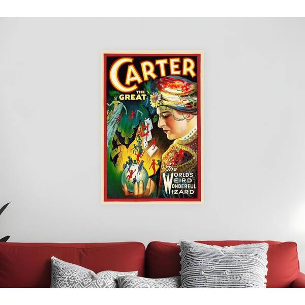 HomeRoots 54 in. Multicolor Vintage C1920S Carter Vintage Magic