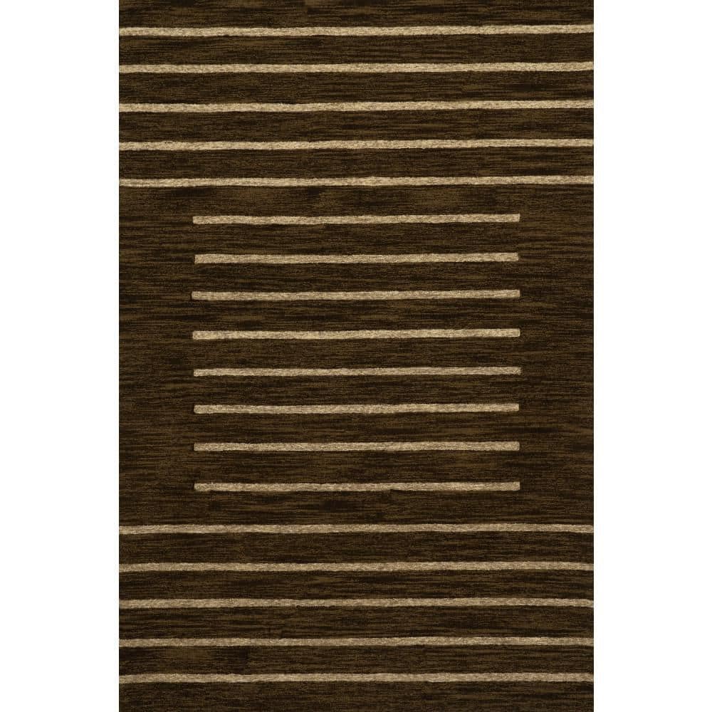 Carmeon Hamilton x Rugs Solena Bohemian Geometric Wool Brown 8 ft. x 10 ft. Indoor Area Rug price history on PriceWatchPro