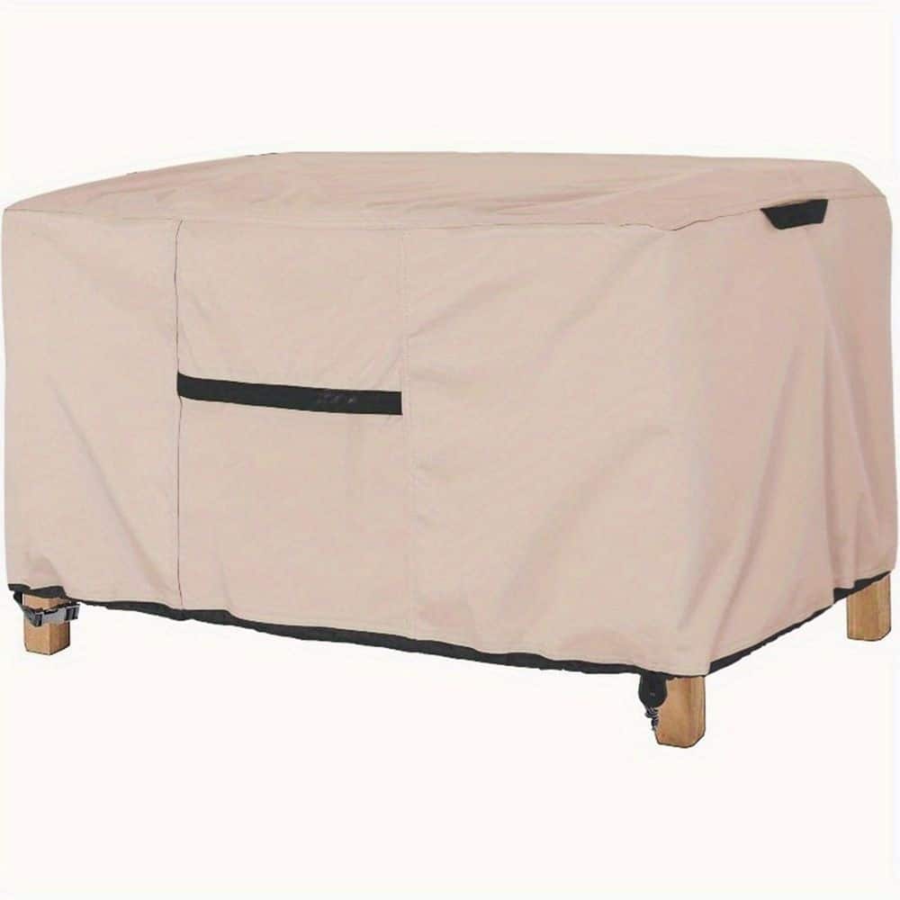 Patio Coffee Table Cover, Waterproof Rectangular Outdoor Small Side Table Cover 48''L x 26''W x 18''H