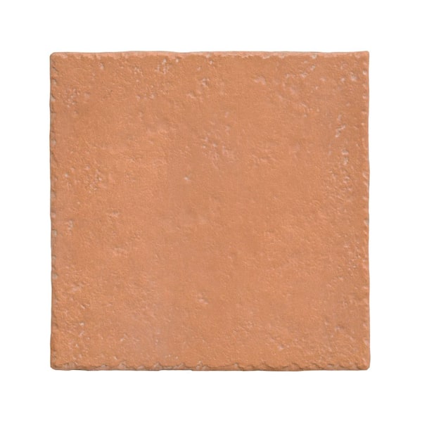 Tuscan Ember 10 in. x 10 in. Terracotta Look Matte Porcelain Brick Look Floor and Wall Tile (13.44 sq. ft. /Case)