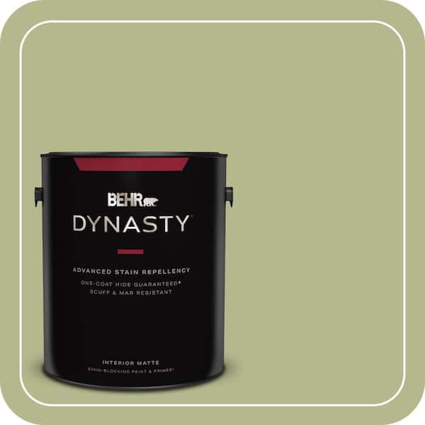 BEHR DYNASTY 1 gal. Home Decorators Collection #HDC-SP14-1 Secret Glade Matte Interior Stain-Blocking Paint & Primer