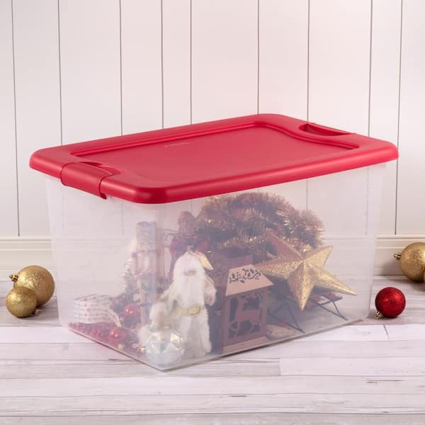 Sterilite Latching Box 64 qt. Storage Bin 14976606 - The