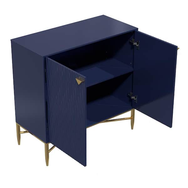 Blue 33 in. Storage Cabinet