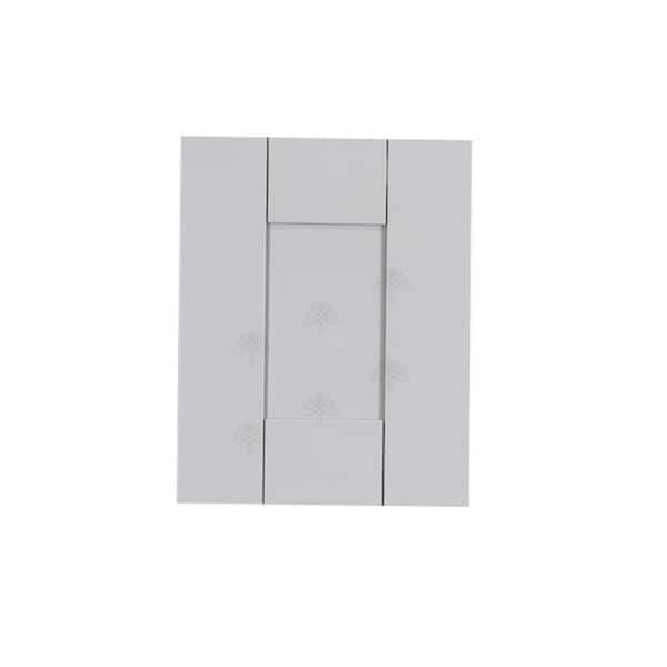 LIFEART CABINETRY Anchester 12 x 15 in. Cabinet Door Sample in Light Gray