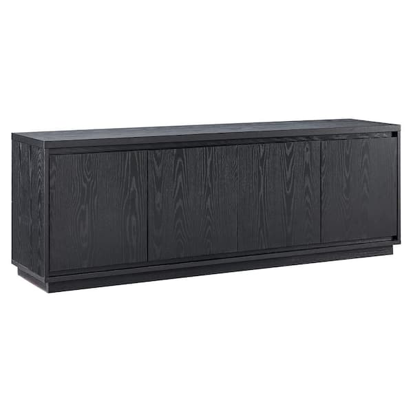 Meyer&Cross Presque 68 in. Black Grain Rectangular TV Stand Fits