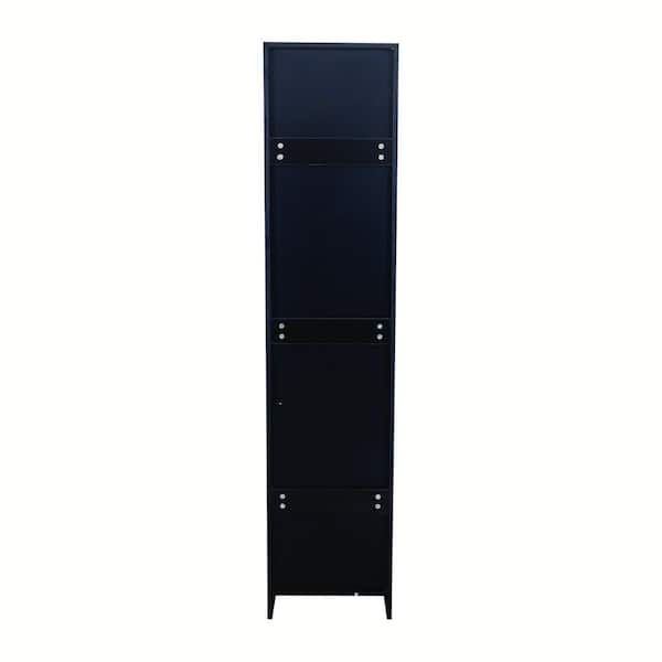 XUJMK 16 in. W x 16 in. D x 71 in. H Stackable Wall Mounted
