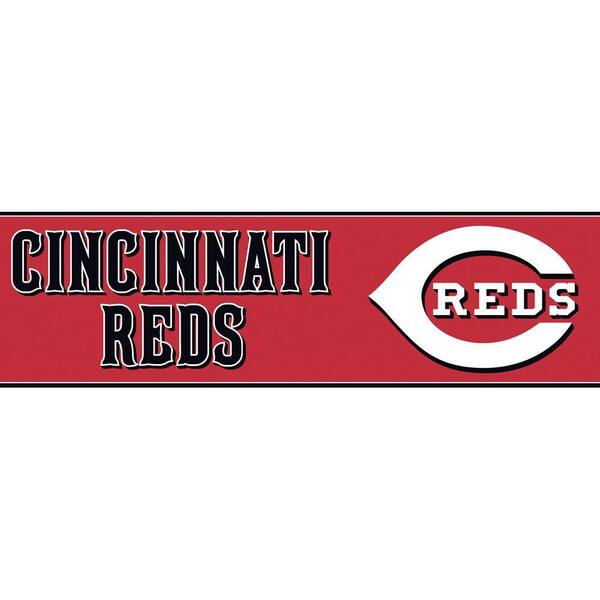 Major League Baseball Boys Will Be Boys II Cincinnati Reds Wallpaper Border