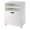 WINSOME WOOD Nova White Storage Cabinet Open Shelf 10419 - The Home Depot