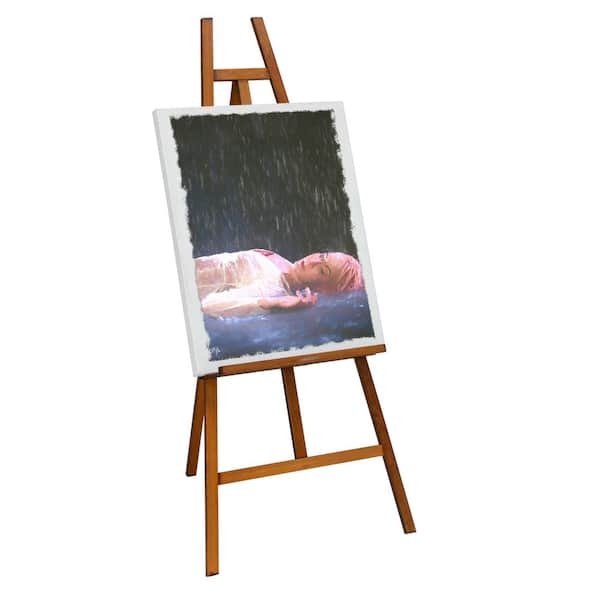 US Art Supply 85 inch Studio H-Frame Wood Easel with Storage Drawer