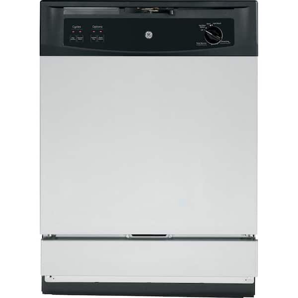 GE Front Control Under-the-Sink Dishwasher in Stainless Steel, 63 dBA
