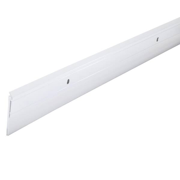 M-D Building Products 2 in. x 36 in. Premium Aluminum and Vinyl Door Sweep in White