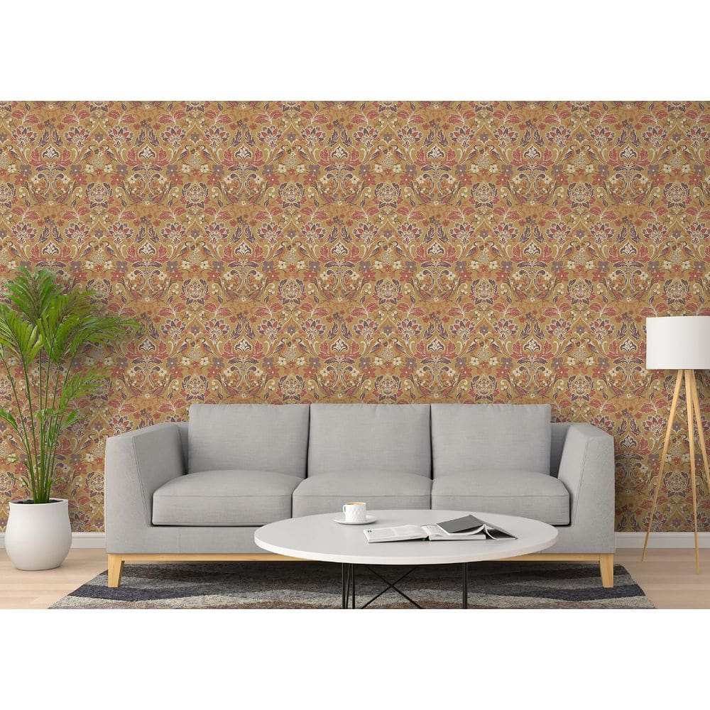 Birdy Yellow Nuthatch Floral Wallpaper price history on PriceWatchPro