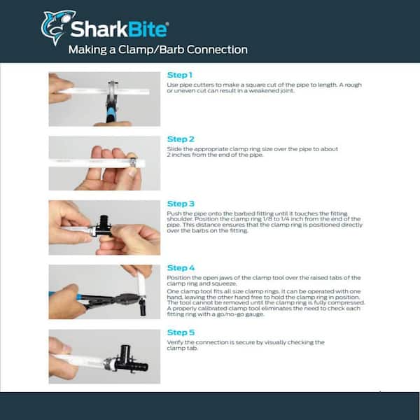 SharkBite 3/8 to 1-in PEX tool SharkBite 3/8 to 1-in PEX tool