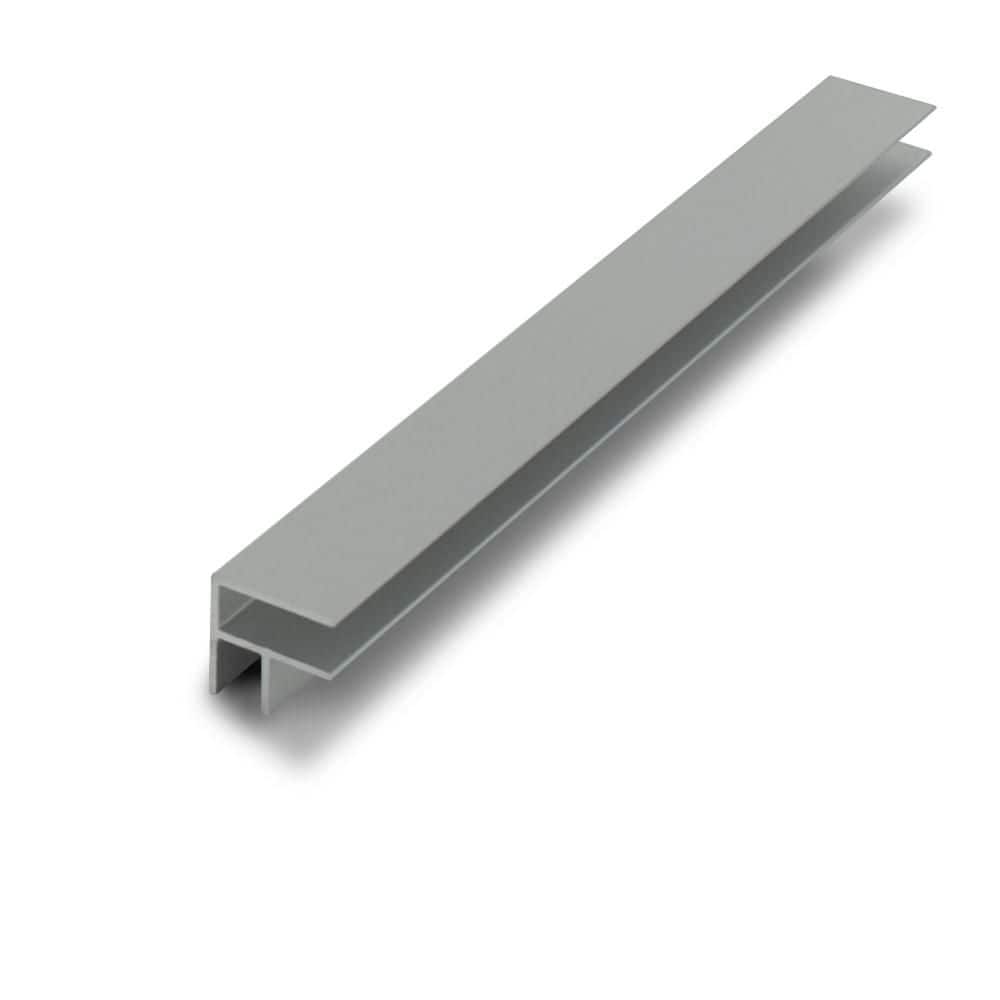 0.74 in. D x 0.74 in. W x 48 in. L Finished Anodized Satin Metal Aluminum Corner Channel Mldg Fits 1/4 in. Board(3-PACK) price history on PriceWatchPro