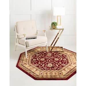 Voyage St. Louis Red 7 ft. 11 in. x 7 ft. 11 in. Area Rug