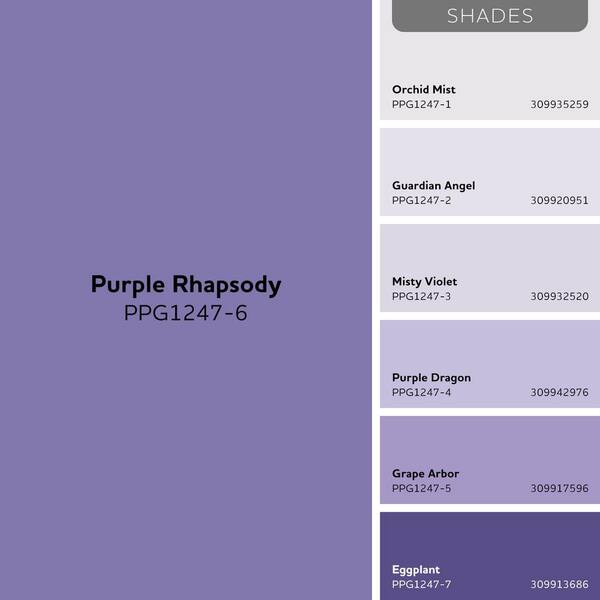 Glidden Premium 1 gal. PPG1247-6 Purple Rhapsody Eggshell Interior