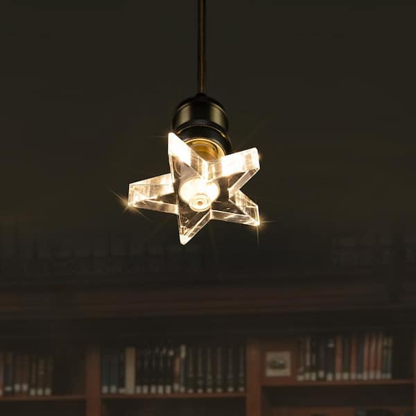 5-Watt Equivalent Star Shaped E26/27 Crystal LED Light Bulb in Warm White (1-Pack)