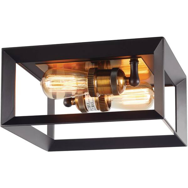 walden forge 2 light flush mount