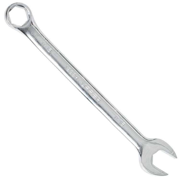 URREA 1/4 in. 6 Point Combination Chrome Wrench