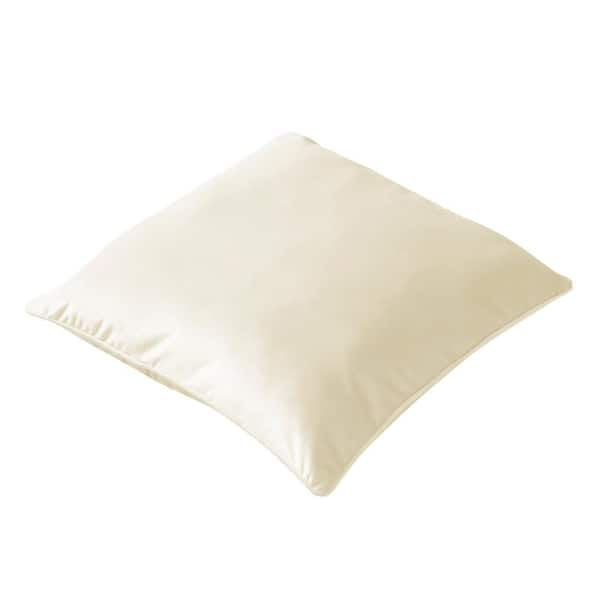 Brielle Home Lennon Textured Throw Pillow White