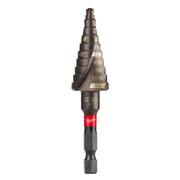 SHOCKWAVE 3/16 in. - 3/4 in. #3 Impact-Rated Titanium Step Drill Bit (10-Steps)