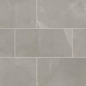 Madison Celeste 12 in. x 24 in. Polished Porcelain Stone Look Floor and Wall Tile (448 sq. ft./Pallet)