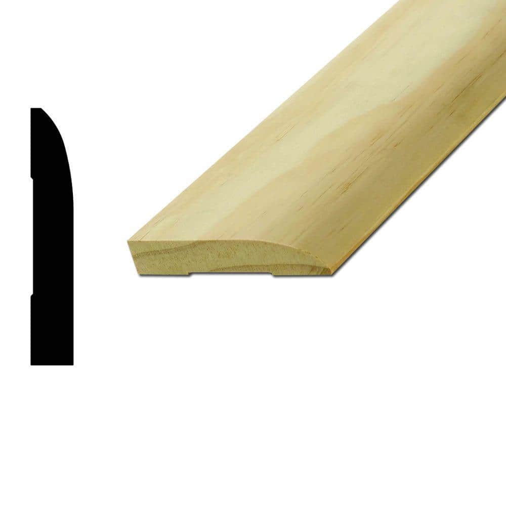 American Wood Moulding WM713 1/2 in. x 31/4 in. Pine Base Moulding 713