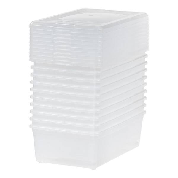 IRIS 13qt Heavy Duty Plastic Storage Bin with Durable Lid