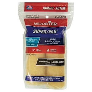4-1/2 in. x 3/8 in. Jumbo-Koter Super/Fab Miniroller Cover (2-Pack)