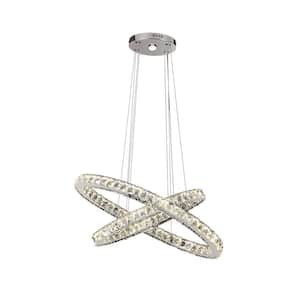 Giuliana 3-Lights Chrome Pendant without Shade