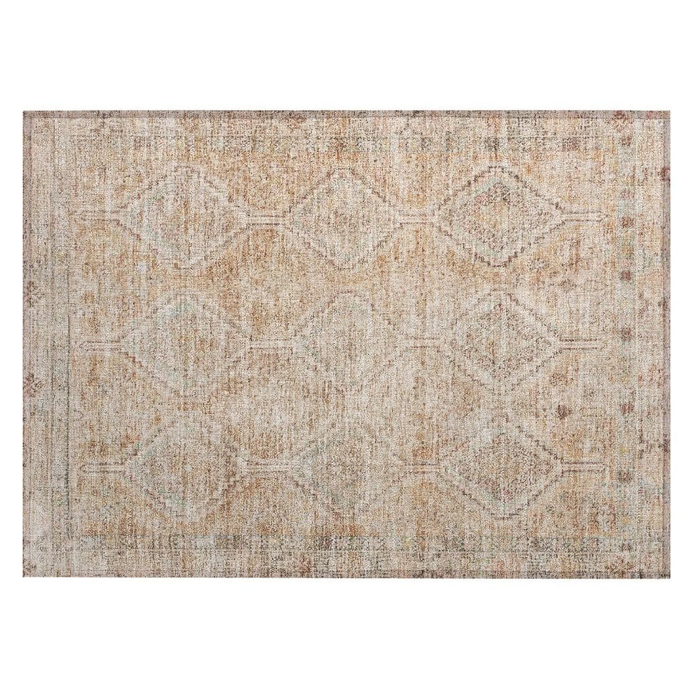 Chantille Machine Washable Indoor/Outdoor Abstract ACN2727 Copper 2 ft. x 3 ft. Accent Rug price history on PriceWatchPro