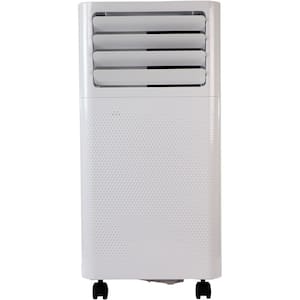 8,000 BTU Portable Air Conditioner Cools 450 Sq. Ft. with Remote Control and Wi-Fi Enabled in White