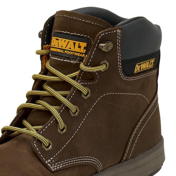 DEWALT Men's Plasma Inch Work Boots Steel Toe Brown Size 10