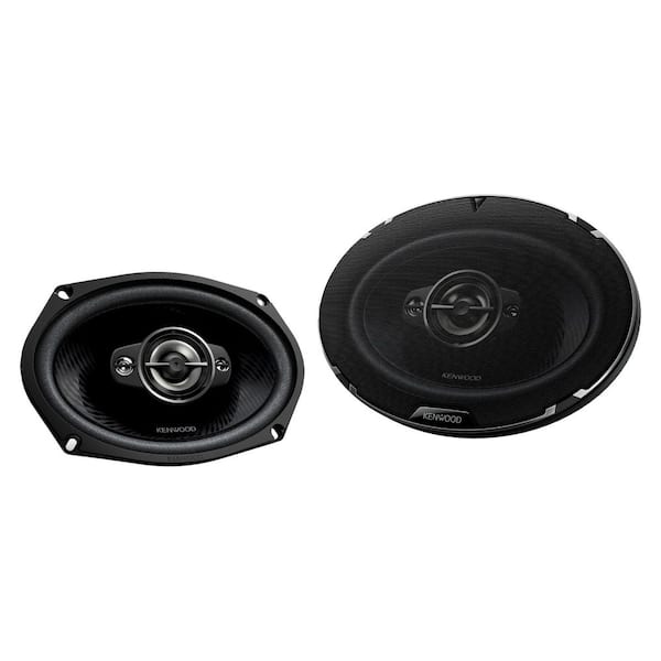 RS Series KFC-6988RS 6-In. x 9-In. 670-Watt-Max-Power 4-Way Full-Range Car Speakers in Black 2-Pack