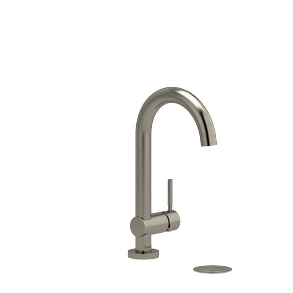 Riu Single Hole Single-Handle Bathroom Faucet in Brushed Nickel