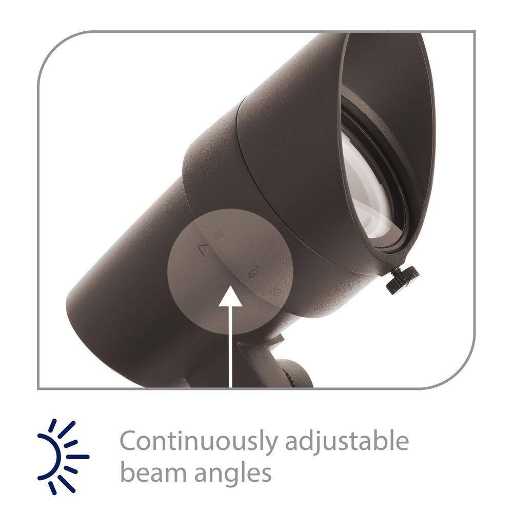Bronze Finish Adjustable Beam LED Spot Light 5.25"