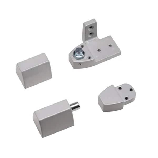 Global Door Controls Arch/Vistawall Style 3/4 in. Aluminum Right Hand Offset Door Pivot Hinge Set for Adams Rite Type Storefront Door