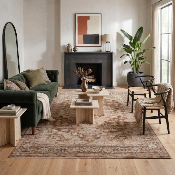 Albany Sand 5 ft. x 8 ft. Oriental Area Rug