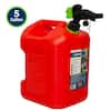 Scepter 5 Gal. Smart Control Gas Can with Rear Handle, Red Fuel Container FSCG571